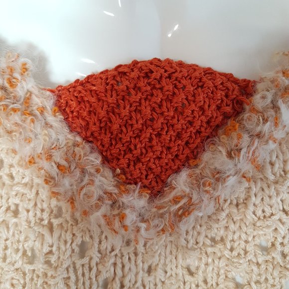 VIVIENNE POY Rare Vintage Hand-Knit Sweater sz S - Picture 8 of 11